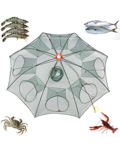 Plasa De Pescuit crustacee, MAKS, Compacta, 62cm, Usor de utilizat, 360 de grade