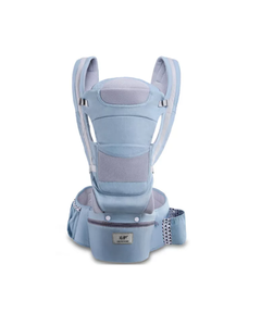 Marsupiu ergonomic pentru bebelusi, MAKS, Multifunctional, Confortabil, 0-36 luni, Albastru