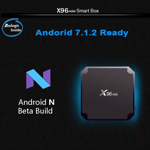 Mediaplayer Smart, 4K, Android 7.1.2,  x96 Mini, 2GB Ram, Procesor Amlogic S905W, WiFi, Smart TV, 2.4 Ghz