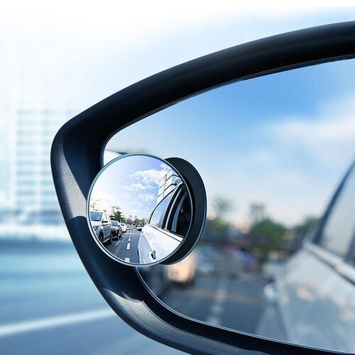 Pachet 2 oglinzi auto rotative Unghi Mort rotunde pentru oglinzile laterale cu adeziv