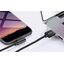 Cablu incarcare telefon Gaming, Wsken, Fast Charge, USB MINI Lightning, negru