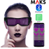 Ochelari de petrecere cu iluminare LED, MAKS Party, Mesaje personalizate prin aplicatie telefon